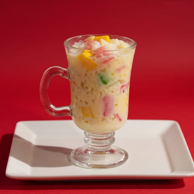 Creamy Fruit Cocktail.