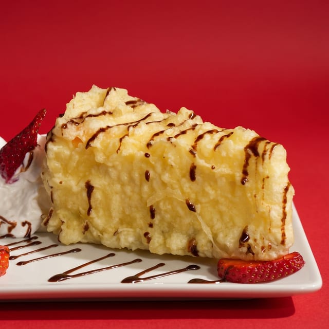 Tempura Cheese Cake.